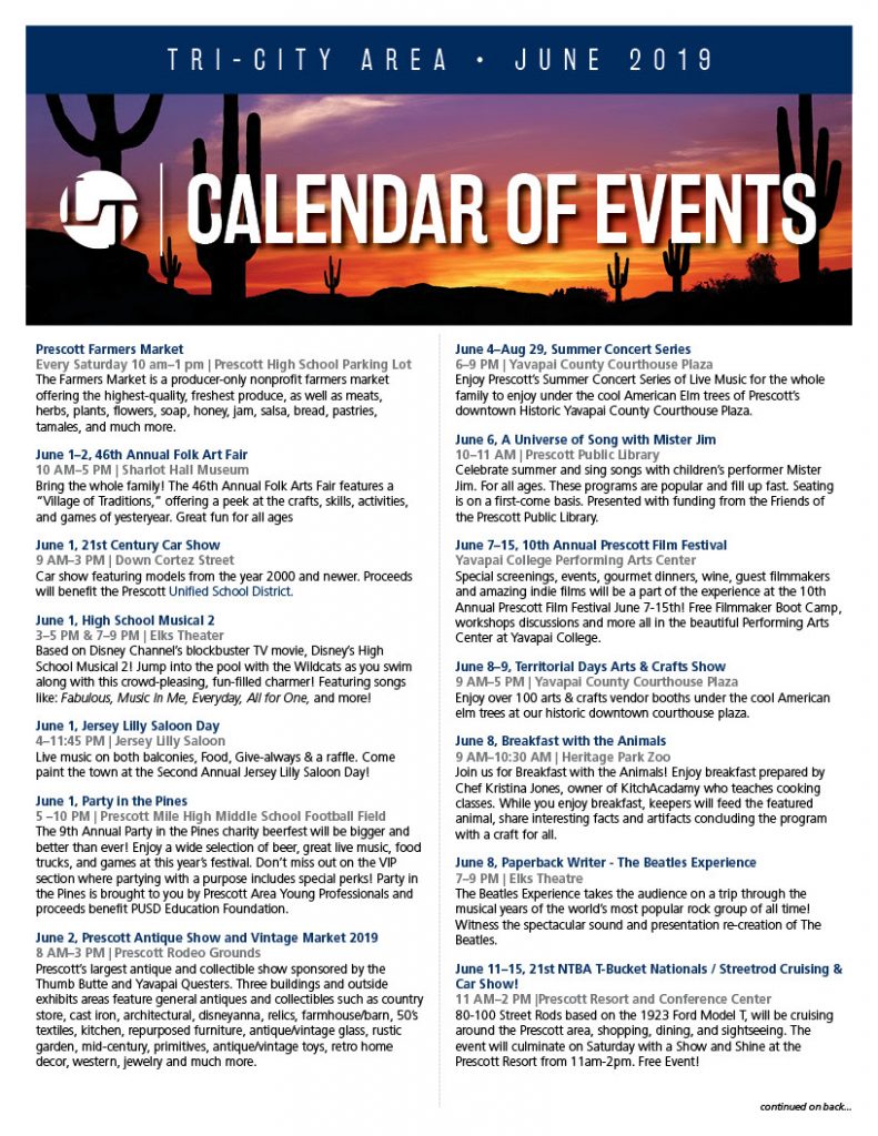 Event Calendar – March 2023 – The "Prescott Pickle Lady"